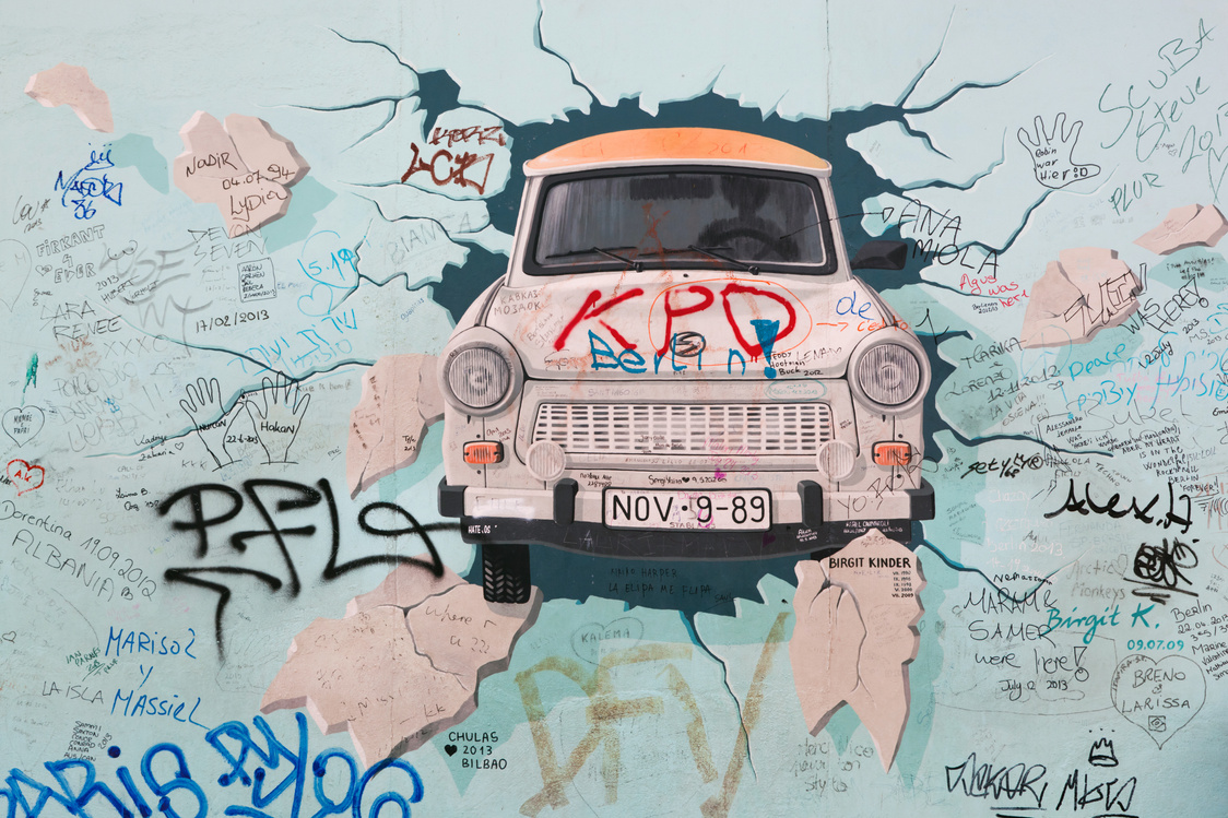 East Side Gallery - Berlin Wall. Berlin, Germany