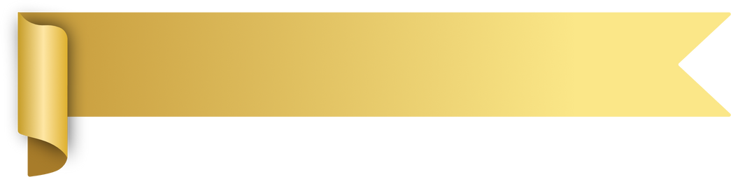 Gold Ribbon Banner